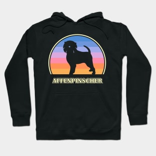 Affenpinscher Vintage Sunset Dog Hoodie